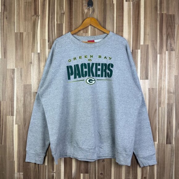 1997 Vintage 90s Green Bay Packers Super Bowl Sweatshirt, Green Bay Packers Tee - Picture 1 of 2
